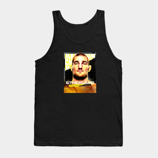 Sean Strickland MMA Tank Top by Ndeprok